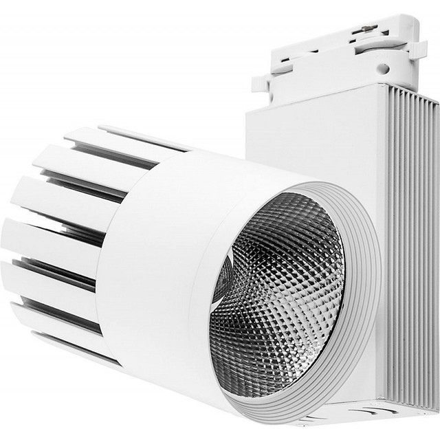 Светильник трековый светодиодный на шинопровод 30W, 2700 Lm, 4000К, 35 градусов, белый, AL105 со встроенным драйвером